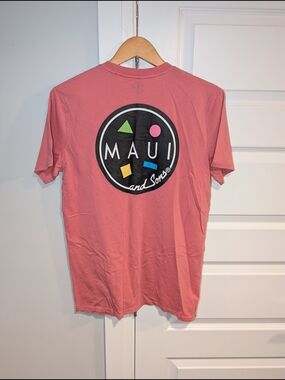 Maui and Sons Pink Crewneck T-Shirt